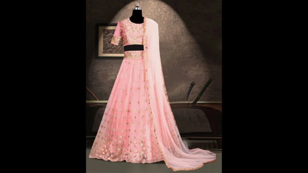Brides, Exquisite Lehengas for Breathtaking Weddings, Explore Your Dream Wedding Look 8 Pink Ghagra With Butterfly Sleeves Lehengas