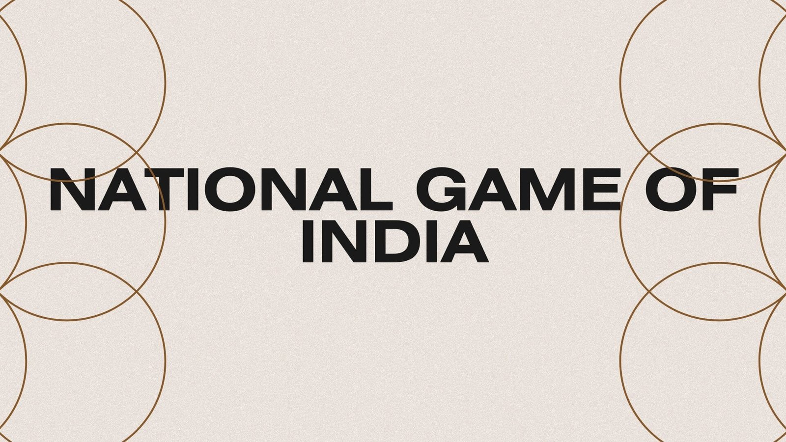National Game Of India